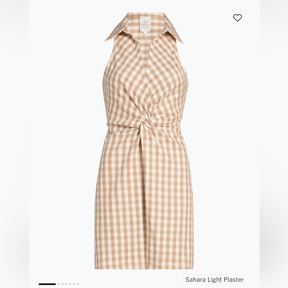 Cinq à Sept- Mckenna Gingham Twist Minidress